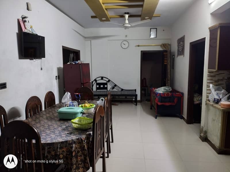 3 Bed DD Apartment First Floor Near Lasania Restaurant Gulshan e Iqbal Block 10A 0