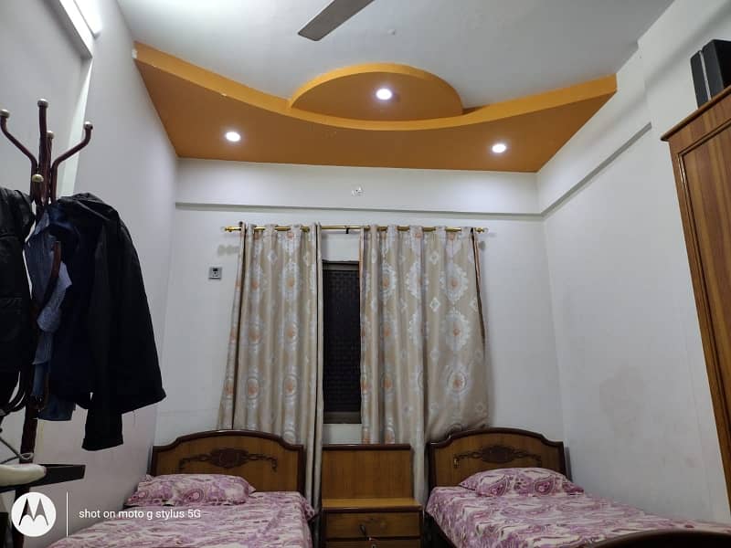 3 Bed DD Apartment First Floor Near Lasania Restaurant Gulshan e Iqbal Block 10A 13