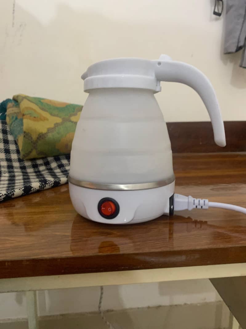 Foldable Travel Silicon Electric Kettle 0