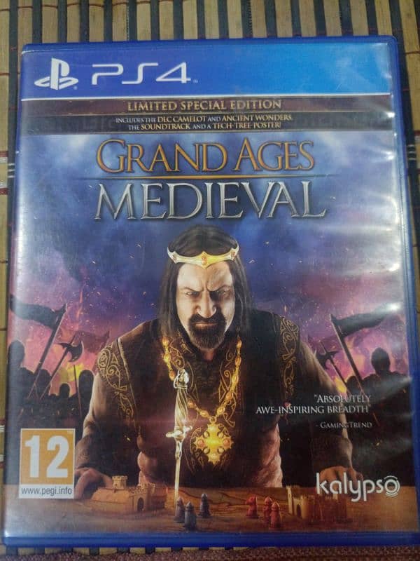 PS4 game grand ages medieval 0