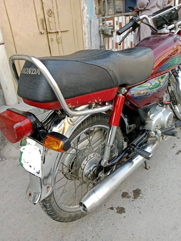 Honda CD 70 Red colour Neat condition 1