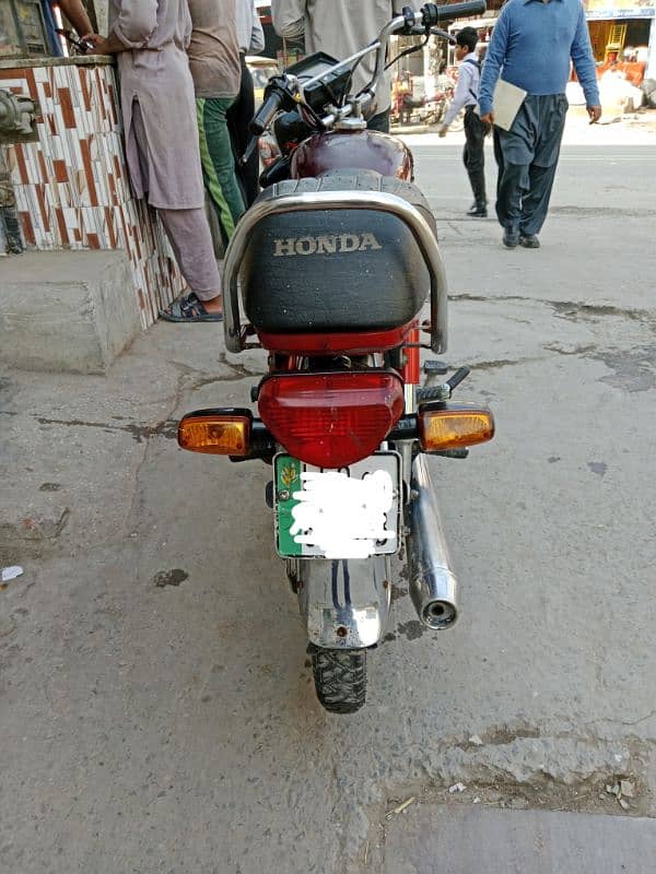 Honda CD 70 Red colour Neat condition 4