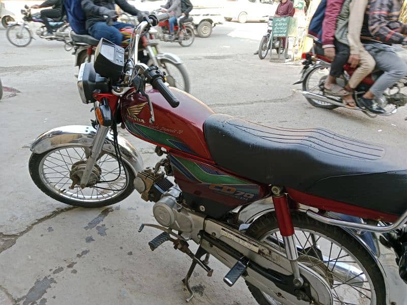 Honda CD 70 Red colour Neat condition 6