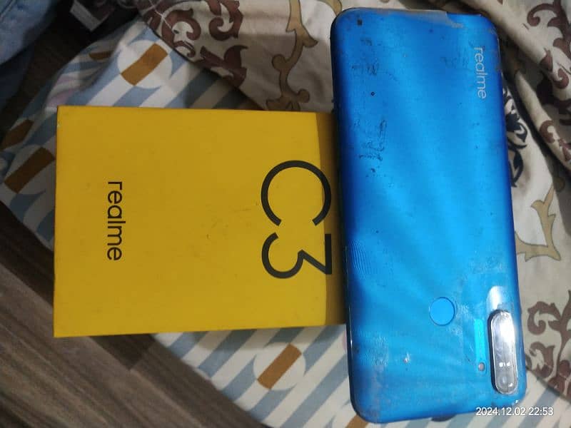 realme c3 3gbram 32gb rom box k sath 1