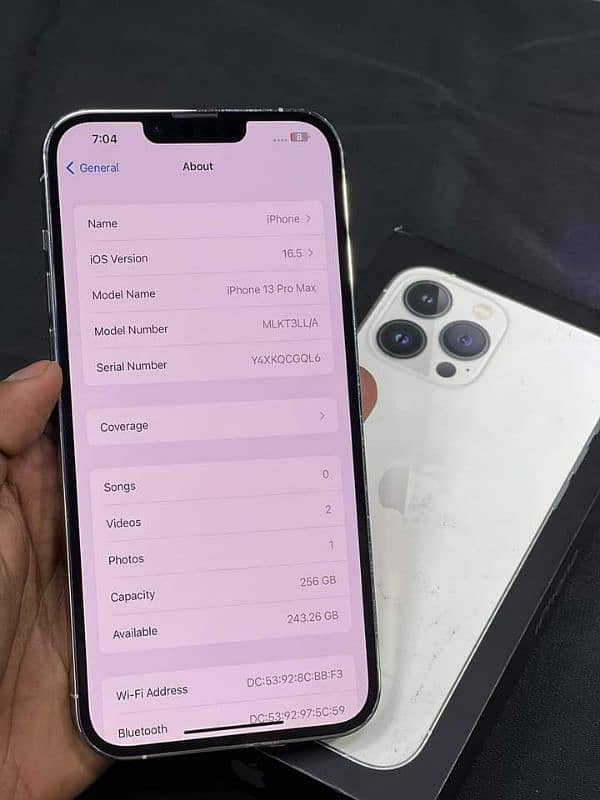 iphone 13 pro max 256 GB PTA approved My WhatsApp number 03414863497 1