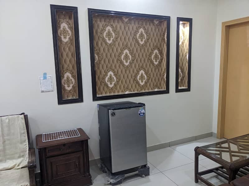 Single bed furnished flat available for rent Citi Housing Gujranwala 5