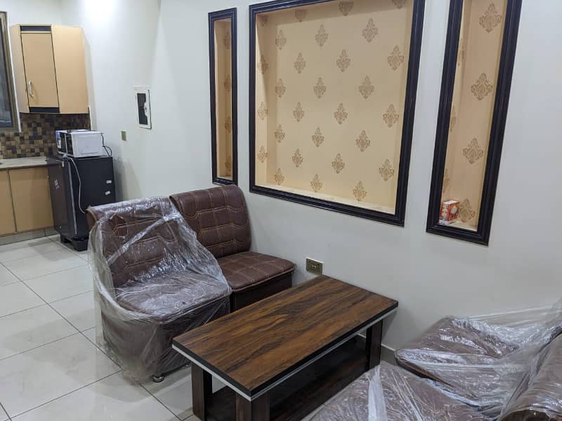 Single bed furnished flat available for rent Citi Housing Gujranwala 6