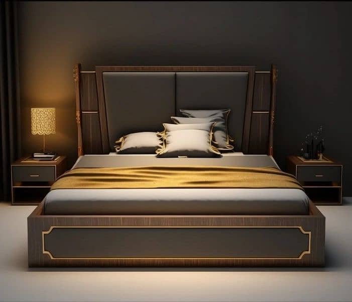 Double Bed | wooden bed | Single Bed | Bed Set 2