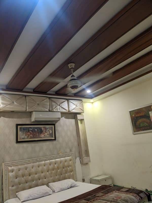 Single bed furnished flat available for rent Citi Housing Gujranwala 10