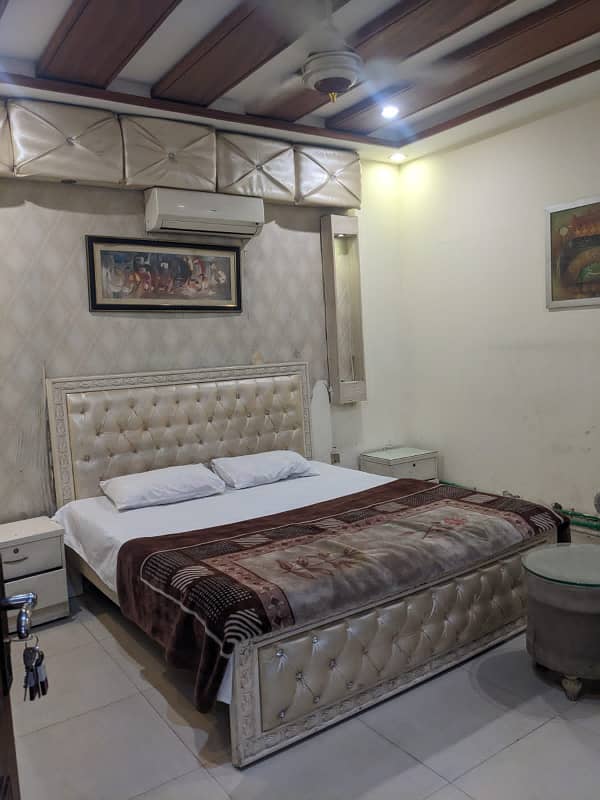 Single bed furnished flat available for rent Citi Housing Gujranwala 11