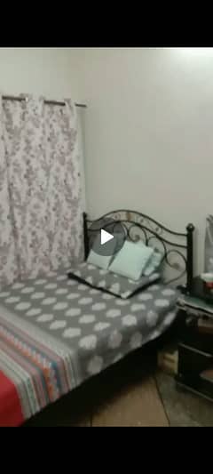 iron single bed