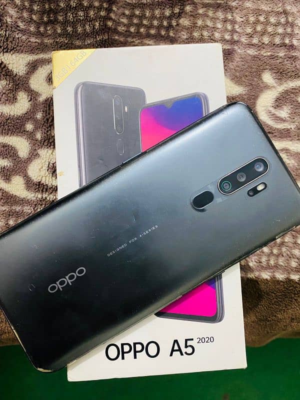 Oppo A5 2020 3/64 With Box Charger 0