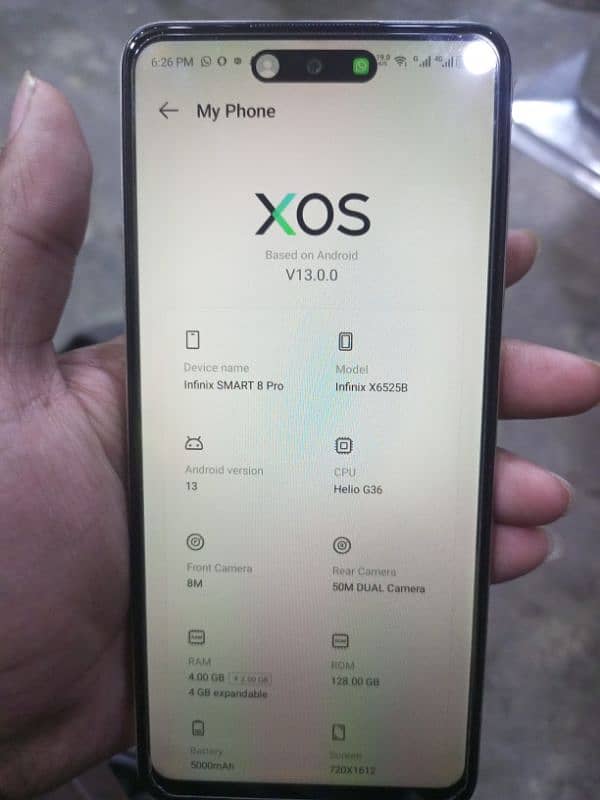 infinix smart 8 pro 8+128 7