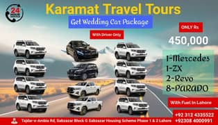 Wedding car Rent with Driver | Rent A car | wedding Car package