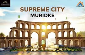 Prime 4 Marla Commercial Plot for Sale in Supreme City, Muridke