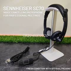 Sennheiser SC70 USB Headphone Meeting Call Noise Cancelling Mic Zoom