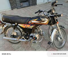 2022 Honda CD 70 bike like new condition