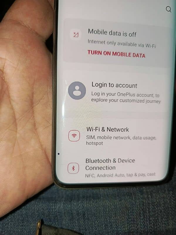 OnePlus 7pro double sim prove condition 10 by9 just dot battery time 6