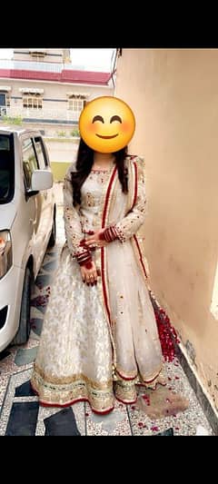 3 piece handmade nikkah dress