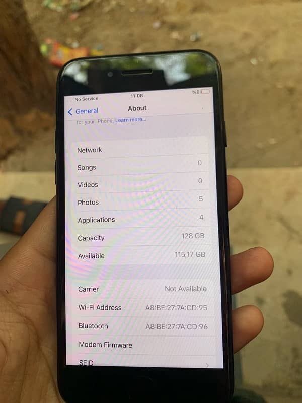 iphone 7 128 non pta ( bypass) All Ok 6