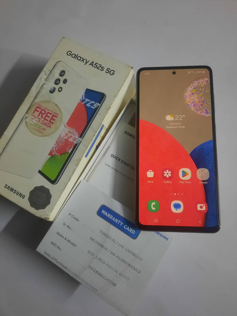 samsung a52s 5G 8/128gb 0