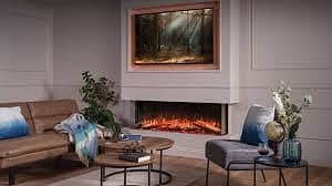 Media Wall/media wall with fire place/PVC Cabinets/home decor 0