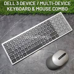 Dell Multi Device Wireless Bluetooth Keyboard Mouse KB740 MS5320 mini