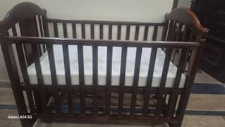 Wooden kids cot