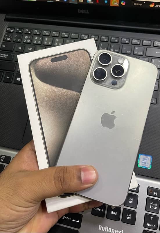 Iphone 15 Pro Max 256gb PTA approved 0