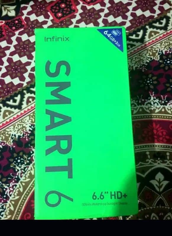 Infinix smart 6 3/64 full box 3