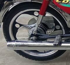 Alloy wheels for 70cc bike