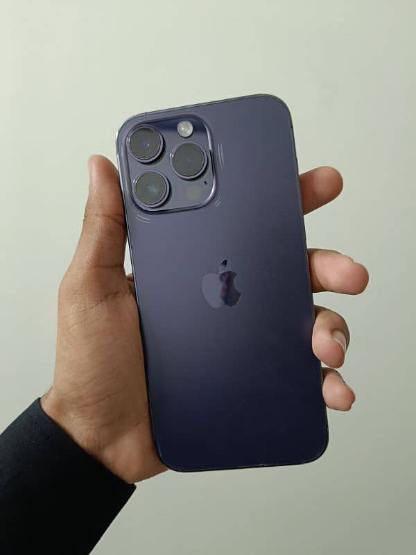 Iphone 14 pro max  Deep purple  128gb 6