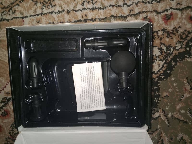 body massager with box all accessories slidely use rechargeable 3