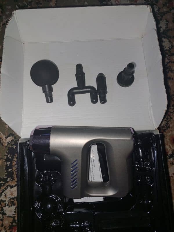 body massager with box all accessories slidely use rechargeable 4