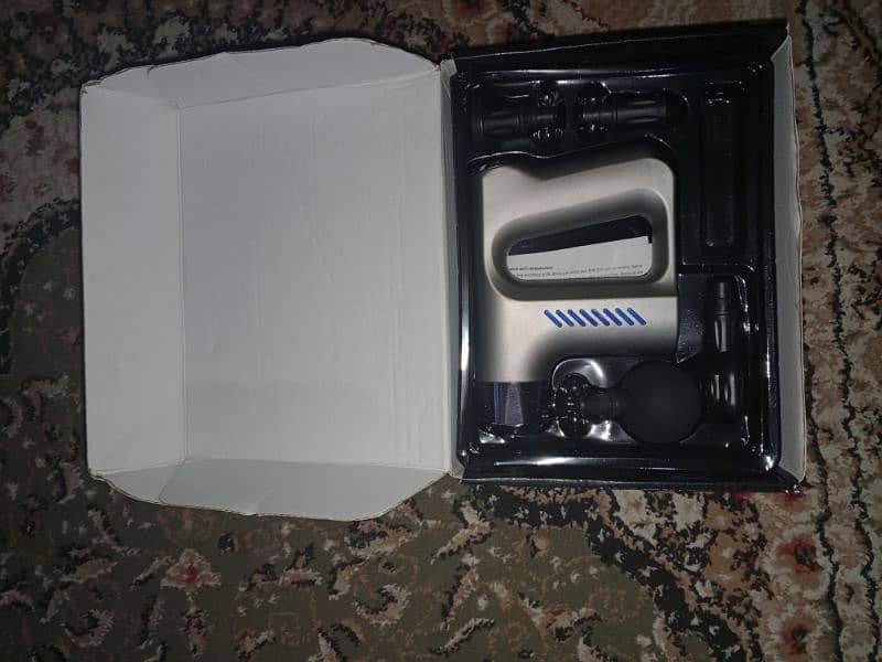 body massager with box all accessories slidely use rechargeable 7