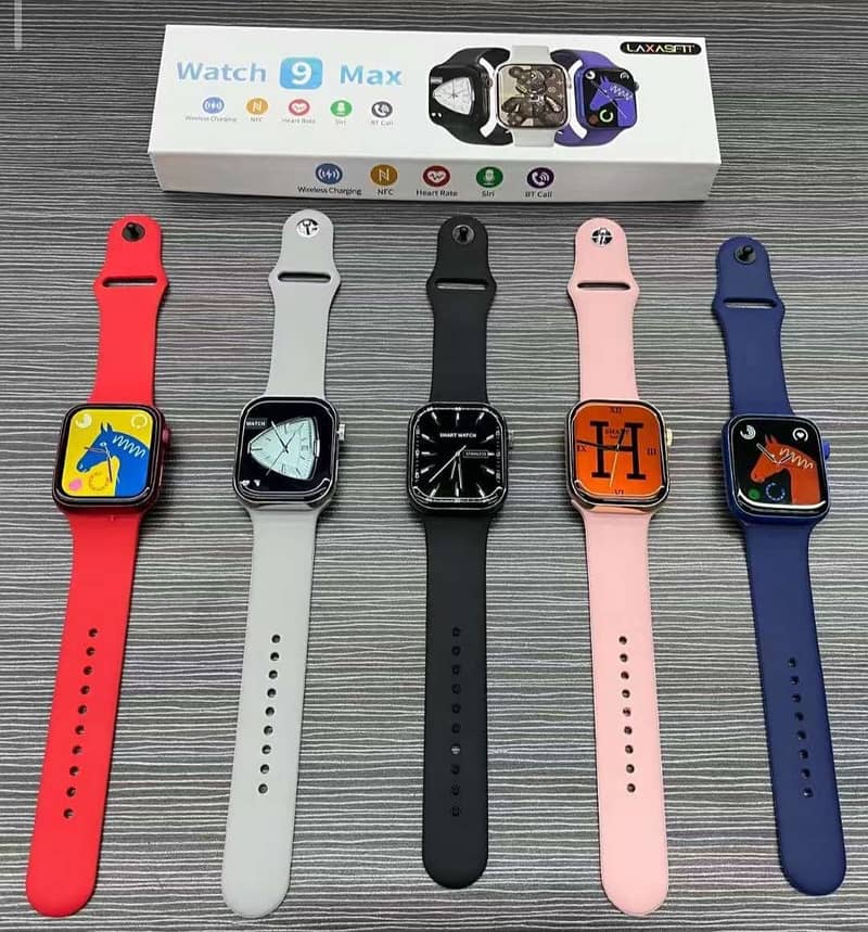 Watch 9 Max Smart Watch Men Women Series 8 Bluetooth Call NFC Wireless 1