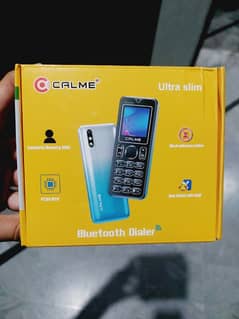 calme ultra slim key pad feature phone jst box open 10 month warranty.