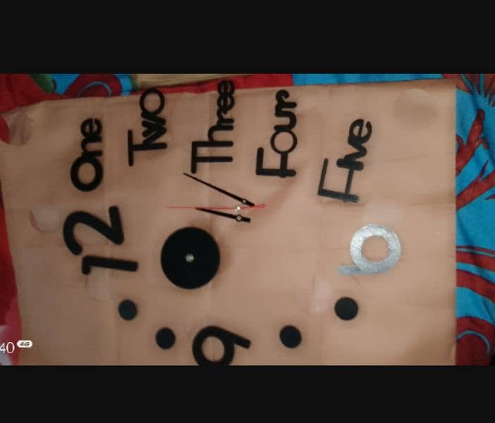 Analogue 3D Wall clock 1