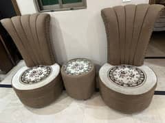 Coffee chairs with center table