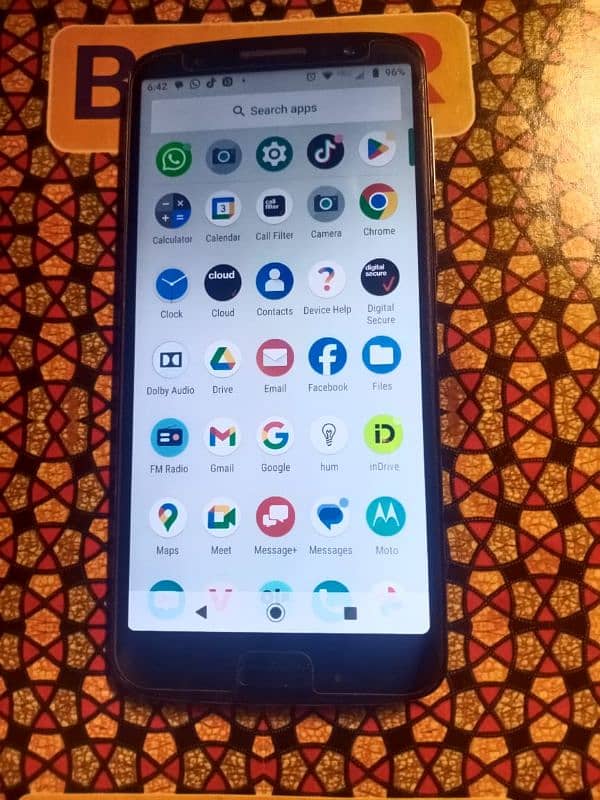 moto G6 with box 0