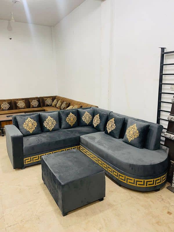 L Shape Corner 7 seater 9