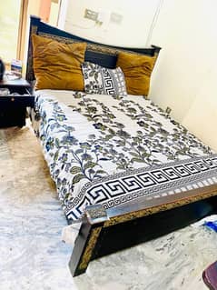 A kind double bed is available for urgent sale because shifting