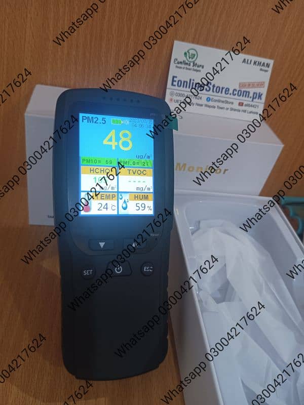 DM106A AQI PM2.5 Detector SMOG TVOC/HCHO humidifier Sensor Met 7