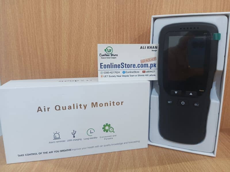 DM106A AQI PM2.5 Detector SMOG TVOC/HCHO humidifier Sensor Met 13