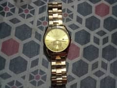 selling the Galaxy watch 18 k gold plated water resistant