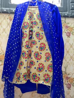 Sindhi work dress 3 piece suit