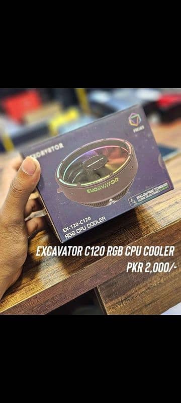 EXCAVATOR C120 RGB CPU COOLER 0