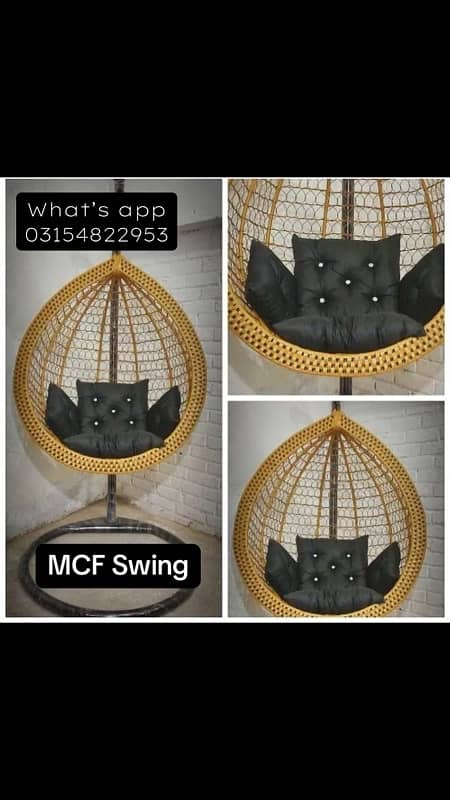 Hanging chairs/ Hanging Swing Chairs/ Jhoola/ Macrame Jhula/ Egg chair 4