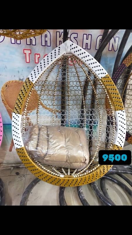 Hanging chairs/ Hanging Swing Chairs/ Jhoola/ Macrame Jhula/ Egg chair 0