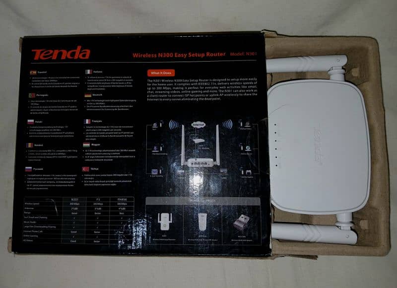 Router Tenda N 300 3